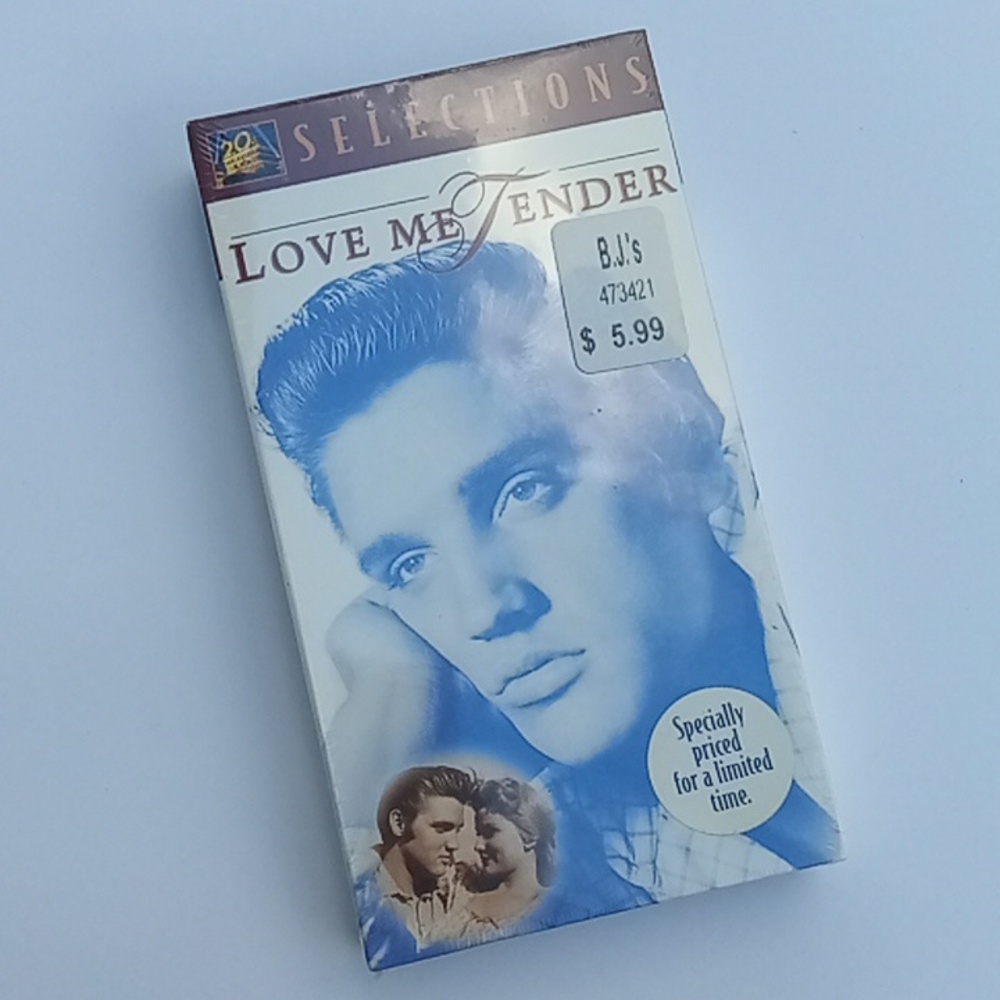 Factory Sealed Love Me Tender VHS